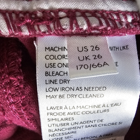 BDG Magenta Corduroy Pants - Picture 6 of 7